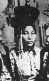 Sukhbaataryn Yanjmaa (1893 - 1963) served on the politburo of the Mongolian People's Revolutionary Party from 1940 until 1954, and was Secretary of the party's Central Committee from 1941 until 1947. She was a member of the Presidium of the Little Khural (the executive committee of the State Great Khural, or Parliament) from 1940 to 1950, and of the Great Khural from 1950 to 1962. Following the death of Gonchigiin Bumtsend, she served as acting President of Mongolia for the transitional period, lasting from 23 September 1953 until 7 July 1954.