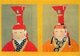 Mongolia / China: Two unnamed Yuan imperial consorts. Paint and ink on silk.