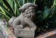 Thailand: Khmer stone lion (singha) in the garden, Jim Thompson House, Bangkok