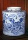 Thailand: Blue and white Chinese porcelain vessel found in the master bedroom, Jim Thompson House, Bangkok