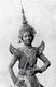 Thailand: The young male lead in a Siamese theatre play, c. 1900